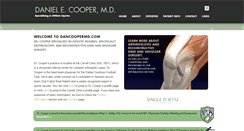 Desktop Screenshot of dancoopermd.com